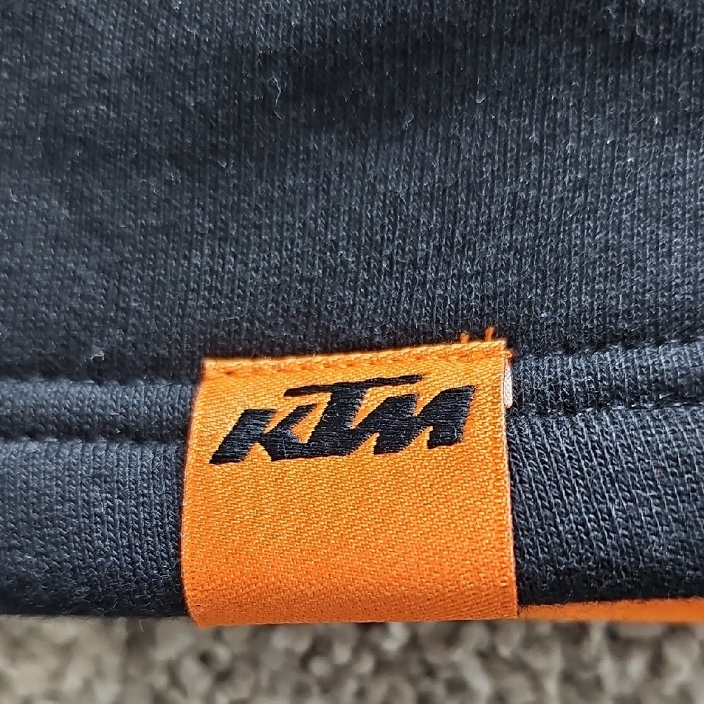 KTM Men's Black and Orange Sweatshirt - Picture 5 of 7